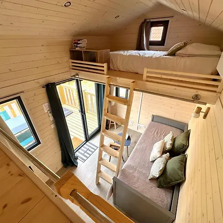 Berck-plage - Location Saisonniere Tiny House Insolite - 4 Hebergements Atypiques Avec Terrasse Privee, Proche Mer, Parking Prive Et Gratuit, Ideal Weekend Romantique, En Famille Ou Groupe 木屋 Berck