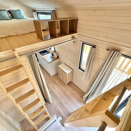 Berck-plage - Location Saisonniere Tiny House Insolite - 4 Hebergements Atypiques Avec Terrasse Privee, Proche Mer, Parking Prive Et Gratuit, Ideal Weekend Romantique, En Famille Ou Groupe Chalet