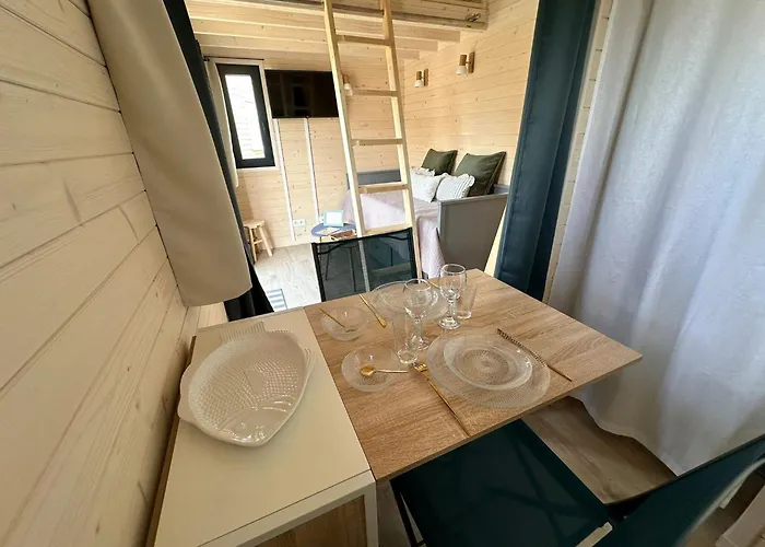 Berck-plage - Location Saisonniere Tiny House Insolite - 4 Hebergements Atypiques Avec Terrasse Privee, Proche Mer, Parking Prive Et Gratuit, Ideal Weekend Romantique, En Famille Ou Groupe 샬레