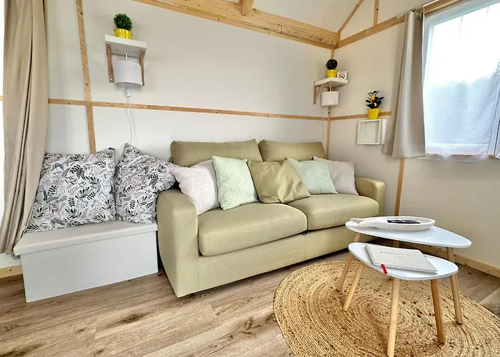 Berck-plage - Location Saisonniere Tiny House Insolite - 4 Hebergements Atypiques Avec Terrasse Privee, Proche Mer, Parking Prive Et Gratuit, Ideal Weekend Romantique, En Famille Ou Groupe 샬레 Berck