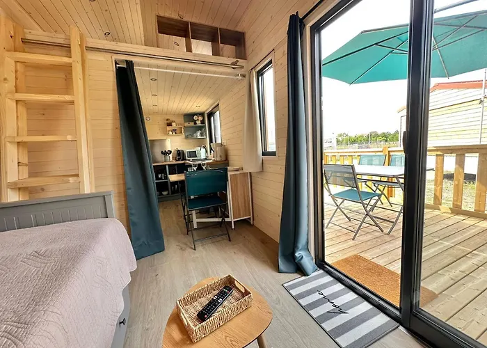 Berck-plage - Location Saisonniere Tiny House Insolite - 4 Hebergements Atypiques Avec Terrasse Privee, Proche Mer, Parking Prive Et Gratuit, Ideal Weekend Romantique, En Famille Ou Groupe Berck
