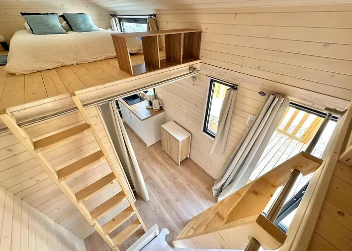 Berck-plage - Location Saisonniere Tiny House Insolite - 4 Hebergements Atypiques Avec Terrasse Privee, Proche Mer, Parking Prive Et Gratuit, Ideal Weekend Romantique, En Famille Ou Groupe 샬레