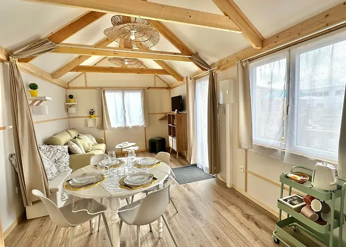 샬레 Berck-plage - Location Saisonniere Tiny House Insolite - 4 Hebergements Atypiques Avec Terrasse Privee, Proche Mer, Parking Prive Et Gratuit, Ideal Weekend Romantique, En Famille Ou Groupe *