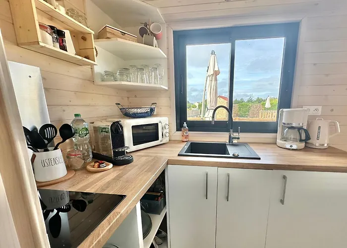 Berck-plage - Location Saisonniere Tiny House Insolite - 4 Hebergements Atypiques Avec Terrasse Privee, Proche Mer, Parking Prive Et Gratuit, Ideal Weekend Romantique, En Famille Ou Groupe *