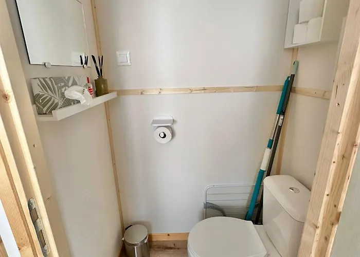 Berck-plage - Location Saisonniere Tiny House Insolite - 4 Hebergements Atypiques Avec Terrasse Privee, Proche Mer, Parking Prive Et Gratuit, Ideal Weekend Romantique, En Famille Ou Groupe 샬레 *