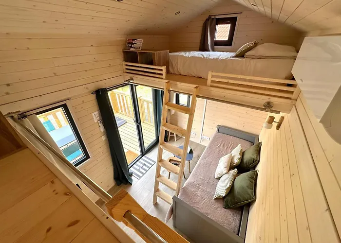 Berck-plage - Location Saisonniere Tiny House Insolite - 4 Hebergements Atypiques Avec Terrasse Privee, Proche Mer, Parking Prive Et Gratuit, Ideal Weekend Romantique, En Famille Ou Groupe 샬레 Berck