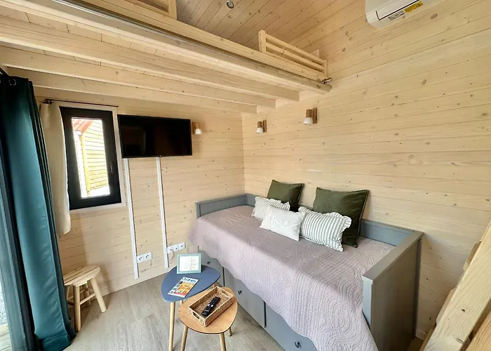 샬레 Berck-plage - Location Saisonniere Tiny House Insolite - 4 Hebergements Atypiques Avec Terrasse Privee, Proche Mer, Parking Prive Et Gratuit, Ideal Weekend Romantique, En Famille Ou Groupe *