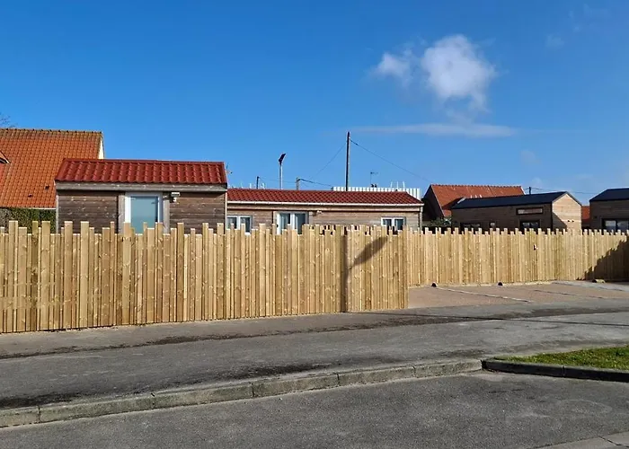 Berck-plage - Location Saisonniere Tiny House Insolite - 4 Hebergements Atypiques Avec Terrasse Privee, Proche Mer, Parking Prive Et Gratuit, Ideal Weekend Romantique, En Famille Ou Groupe 샬레