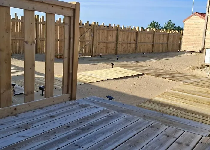Berck-plage - Location Saisonniere Tiny House Insolite - 4 Hebergements Atypiques Avec Terrasse Privee, Proche Mer, Parking Prive Et Gratuit, Ideal Weekend Romantique, En Famille Ou Groupe 샬레 *